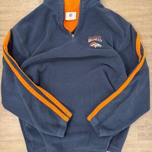Nfl Men's Navy and Blue Sweatshirt